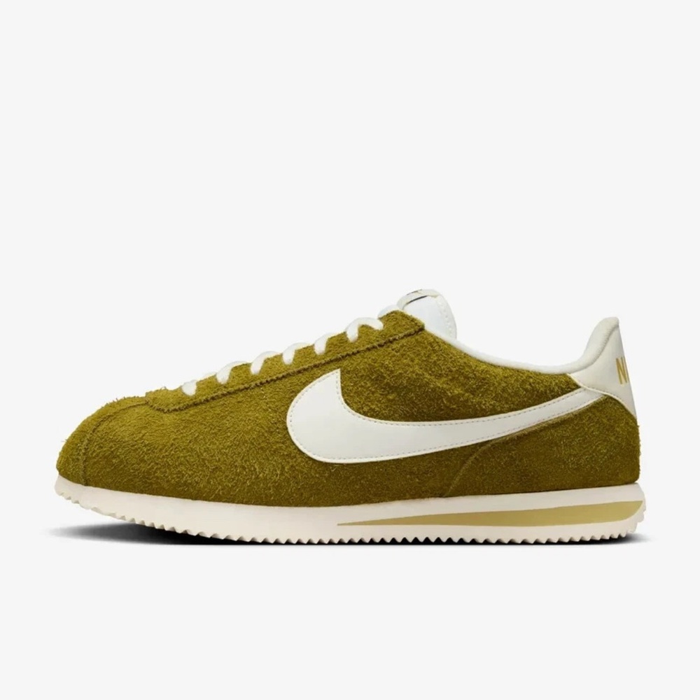 Nike Cortez SE Pacific Moss Suede Lace Up Sneakers HF3142-300 Men's Size 13 - Picture 2 of 8